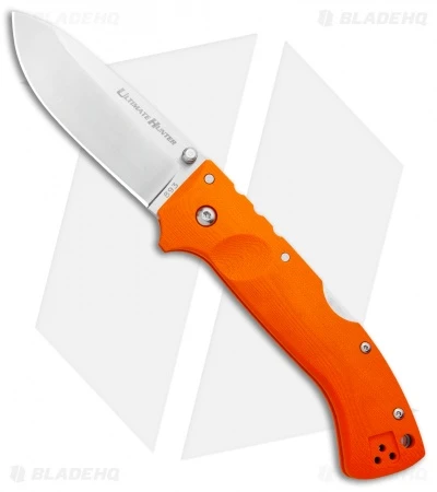 Cold Steel Ultimate Hunter Lockback Knife Blaze Orange G-10 (3.5" Satin) 30URY 1 Cold Steel Ultimate Hunter Lockback Knife Blaze Orange G-10 (3.5" Satin) 30URY