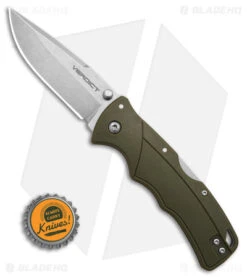 Cold Steel Verdict Tri-Ad Lock Knife Spear Point OD Green GFN (3" SW) 7 Cold Steel Verdict Tri-Ad Lock Knife Spear Point OD Green GFN (3" SW) -Cold Steel Cold Steel Verdict Tri Ad Lock Knife Spear Point OD Green GFN 3in SW BHQ 139978 td size
