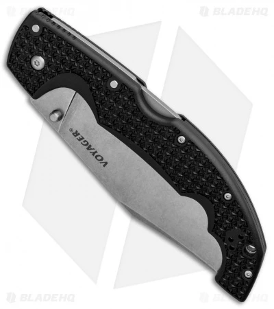 Cold Steel Voyager XL Clip Point Tri-Ad Lock Knife (5.5" Stonewash AUS-10A) 2 Cold Steel Voyager XL Clip Point Tri-Ad Lock Knife (5.5" Stonewash AUS-10A) - Image 2