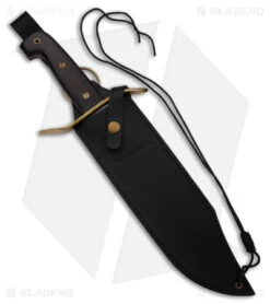 Cold Steel Wild West Bowie Fixed Blade Knife (10.63" Satin) 81B 6 Cold Steel Wild West Bowie Fixed Blade Knife (10.63" Satin) 81B -Cold Steel Cold Steel Wild West Bowie FBK 10in Satin BHQ 93432 td sheath