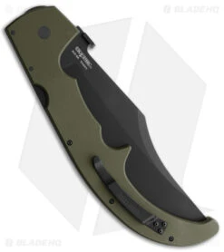 Cold Steel Espada XL Lockback Knife OD Green G-10 (7.5" Black) 62MGCODBK 5 Cold Steel Espada XL Lockback Knife OD Green G-10 (7.5" Black) 62MGCODBK -Cold Steel Cold Steel XL G 10 Espada 10A OD Green Black BHQ 176061 jr side