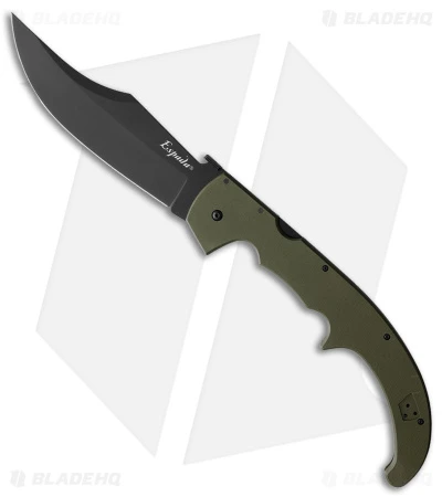Cold Steel Espada XL Lockback Knife OD Green G-10 (7.5" Black) 62MGCODBK 1 Cold Steel Espada XL Lockback Knife OD Green G-10 (7.5" Black) 62MGCODBK