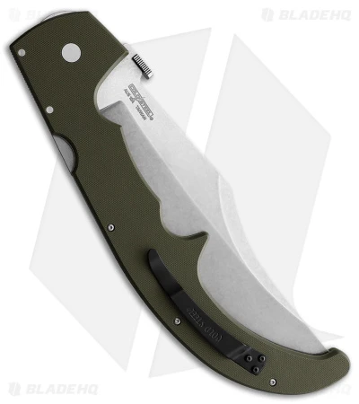 Cold Steel Espada XL 10A Lockback Knife OD Green G-10 (7.5" Stonewash) 62MGCODSW 2 Cold Steel Espada XL 10A Lockback Knife OD Green G-10 (7.5" Stonewash) 62MGCODSW - Image 2
