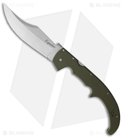 Cold Steel Espada XL 10A Lockback Knife OD Green G-10 (7.5" Stonewash) 62MGCODSW 1 Cold Steel Espada XL 10A Lockback Knife OD Green G-10 (7.5" Stonewash) 62MGCODSW