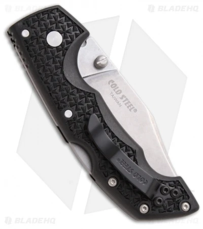 Cold Steel Voyager Medium Clip Point Folding Knife (3" Stonewash Serr) 29TMCH 2 Cold Steel Voyager Medium Clip Point Folding Knife (3" Stonewash Serr) 29TMCH - Image 2