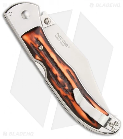 Cold Steel Lone Star Hunter Knife + Thumb Stud (4" Satin) 54SBHT 2 Cold Steel Lone Star Hunter Knife + Thumb Stud (4" Satin) 54SBHT - Image 2