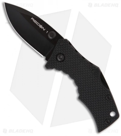 Cold Steel Micro Recon 1 Spear Point Tri-Ad Lock Knife (2" Black) 27TDS 1 Cold Steel Micro Recon 1 Spear Point Tri-Ad Lock Knife (2" Black) 27TDS