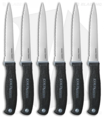 Cold Steel Steak Knives Kitchen Knife Set (6-Pack) 59KSS6Z 1 Cold Steel Steak Knives Kitchen Knife Set (6-Pack) 59KSS6Z