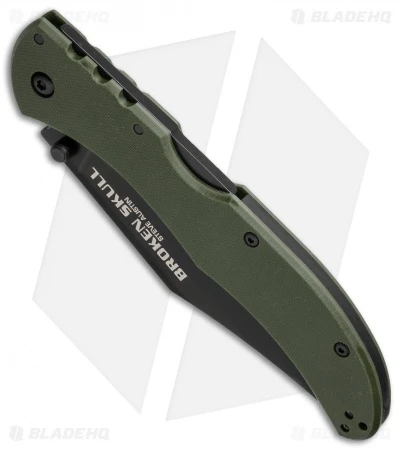 Cold Steel Broken Skull III Knife OD Green G-10 (4" Black CPM-S35VN) 54S3A 2 Cold Steel Broken Skull III Knife OD Green G-10 (4" Black CPM-S35VN) 54S3A - Image 2
