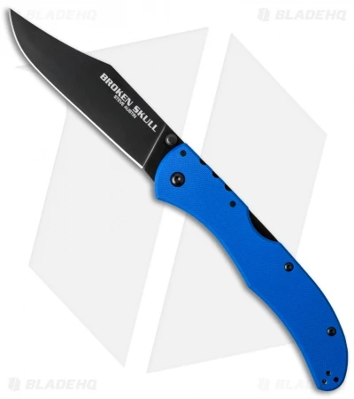 Cold Steel Broken Skull IV Knife Blue G-10 (4" Black CTS-XHP) 54SBLU 1 Cold Steel Broken Skull IV Knife Blue G-10 (4" Black CTS-XHP) 54SBLU