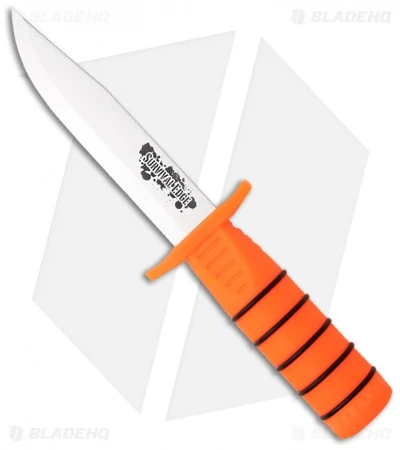 Cold Steel Survival Edge Knife Orange Fixed Blade (5" Satin) 80PH 1 Cold Steel Survival Edge Knife Orange Fixed Blade (5" Satin) 80PH