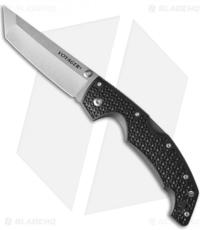 Cold Steel Voyager Large Tanto Lockback Knife (4" Stonewash) 29AT 1 Cold Steel Voyager Large Tanto Lockback Knife (4" Stonewash) 29AT
