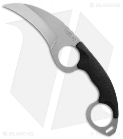 Cold Steel Double Agent I Fixed Blade Knife (3" Satin) 39FK 1 Cold Steel Double Agent I Fixed Blade Knife (3" Satin) 39FK